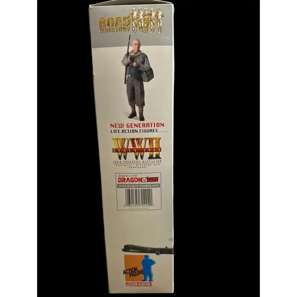 Figure RED BULL DIVISION NCO SERGEANT New in box with all pieces / parts. The bo